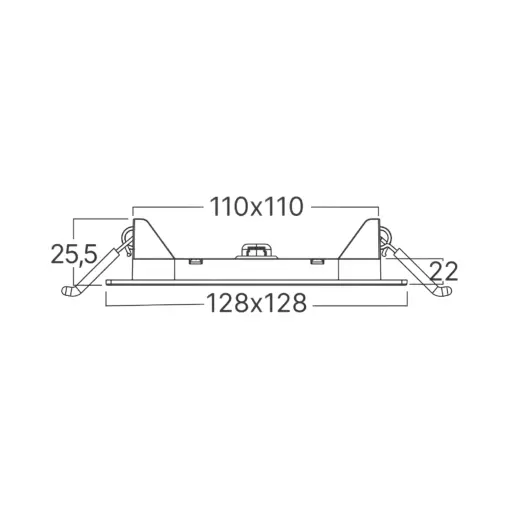 BRY-SMD-CSP-6W-SQR-4INC-WHT-6500K-LED PANEL Braytron – BP02-60630