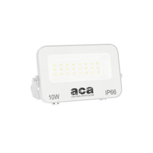 LED Προβολέας 10W ACA Λευκός 120° 1000lm Αδιάβροχος IP66 3000/4000/6000K CCT – N10CCTW