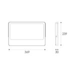 LED Προβολέας 200W ACA Μαύρος 120° 20.000lm Αδιάβροχος IP66 3000/4000/6000K CCT – N200CCT