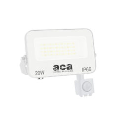 LED Προβολέας 20W Λευκός με Ανιχνευτή Κίνησης 2000lm CCT 3000/4000/6500K IP66 ACA  – N20CCTWS