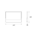 LED Προβολέας 300W ACA Μαύρος 120° 30.000lm Αδιάβροχος IP66 3000/4000/6000K CCT – N300CCT