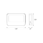 LED Προβολέας 30W ACA Λευκός 120° 3000lm Αδιάβροχος IP66 3000/4000/6000K CCT – N30CCTW