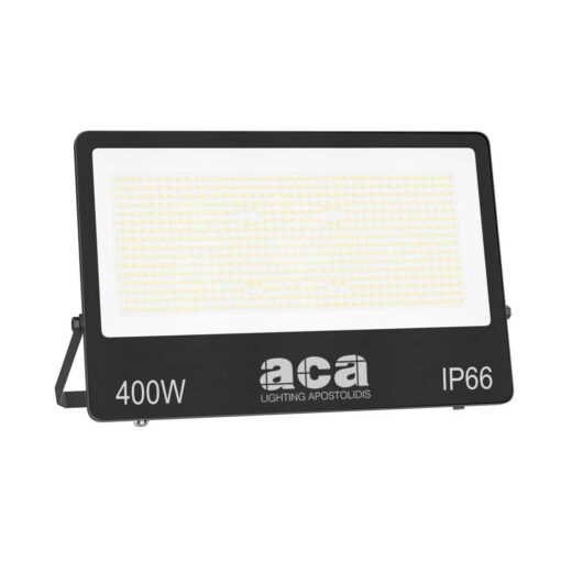 LED Προβολέας 400W ACA Μαύρος 120° 40.000lm Αδιάβροχος IP66 3000/4000/6000K CCT - N400CCT
