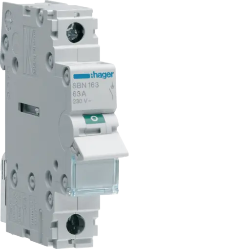 Ραγοδιακόπτης 1P 63Α Hager – SBN163