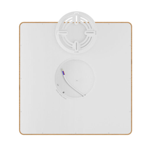 Πλαφονιέρα “Jade” slim 26W CCT Ξύλο 40×40 Braytron – BP07-10487