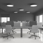 Πλαφονιέρα Blade 30w-36w-40w 3CCT Ø40cm Μαύρη Braytron – BH16-04381