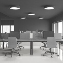 Πλαφονιέρα Blade 30w-36w-40w 3CCT Ø40cm Μαύρη Braytron – BH16-04381