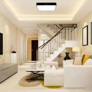 Πλαφονιέρα Blade 30w-36w-40w 3CCT, 40x40x6cm Μαύρη Braytron – BH16-05381