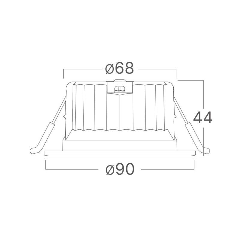 Σποτ Led 9w Στρογγυλό 3CCT IP54 Λευκό Braytron – BD01-10180