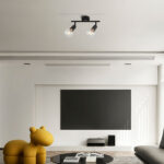 Φωτιστικό οροφής 2 x Ε27 Μαύρο Braytron – BV04-00031