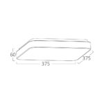 Πλαφονιέρα “JADE” 34W CCT Braytron – BH16-23380