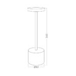 Επαναφορτιζόμενο πορτατίφ “Luxe” dimmable 2w 3CCT Braytron – BK06-01180