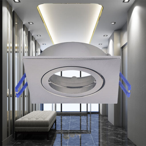 Σποτ “MITTO” Τετράγωνο Nikel GU10 Braytron – BH03-02024