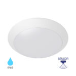 Πλαφονιέρα “Napoli” IP65 1 x Ε27 Sensor Λευκή Braytron – BG37-30710
