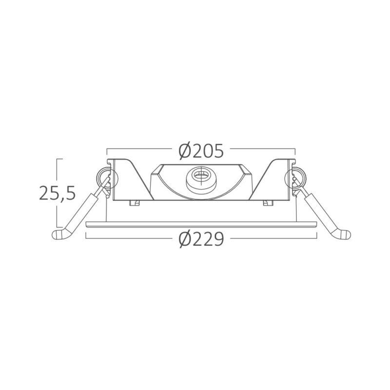 Φωτιστικό πάνελ 18W 1760lm CCT Braytron – BP01-61880