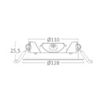 Φωτιστικό πάνελ 6W 470lm 3CCT Braytron – BP01-60680