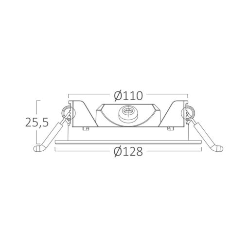 Φωτιστικό πάνελ 6W 470lm 3CCT Braytron – BP01-60680