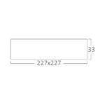 BRY-SMD-SRP-18W-SQR-WHT-4000K-LED PANEL Braytron – BP04-61810
