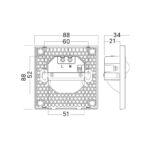 Απλίκα led “Step” 1,5w lm CCT Sensor Λευκή Braytron – BH07-00380