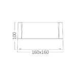 Απλίκα 15w IP65 1450lm 3CCT Braytron – BG38-01182