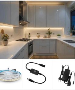Σετ 5m Ταινίας LED 15W για Πάγκο Κουζίνας με Dimmer Αφής