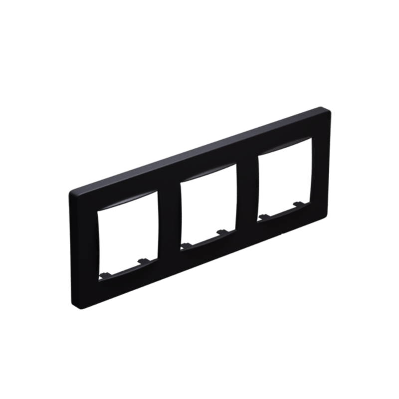 PRIME CLASSIC ΠΛΑΙΣΙΟ 3 ΘΕΣΕΩΝ IP20 ΜΑΤ ΑΝΘΡΑΚΙ ACA – 1000120205