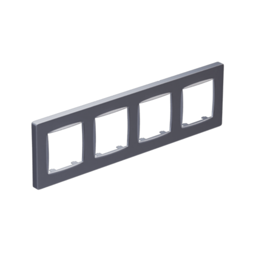 PRIME CLASSIC ΠΛΑΙΣΙΟ 4 ΘΕΣΕΩΝ IP20 ΜΑΤ ΑΛΟΥΜΙΝΙΟ ACA – 1000120303