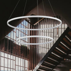 ΦΩΤΙΣΤΙΚΟ ΚΡΕΜΑΣΤΟ ΣΤΡΟΓΓΥΛΟ LED 37W Φ40XΦ60X110 ΛΕΥΚΟ ARTE ILLUMINA DOPPIA EUROLAMP – 144-15004