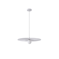 ΦΩΤΙΣΤΙΚΟ ΚΡΕΜΑΣΤΟ ΜΕΤΑΛΛΟ-ΥΦΑΣΜΑ 1XG9 MAX 10W Φ480mmΛΕΥΚΟ ARTE ILLUMINA PIRUETTE EUROLAMP – 144-28511