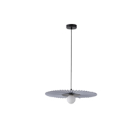 ΦΩΤΙΣΤΙΚΟ ΚΡΕΜΑΣΤΟ ΜΕΤΑΛΛΟ-ΥΦΑΣΜΑ 1XG9 MAX 10W Φ480mm ΓΚΡΙ ARTE ILLUMINA PIRUETTE EUROLAMP – 144-28513