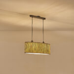ΦΩΤΙΣΤΙΚΟ ΚΡΕΜΑΣΤΟ PAMPAS 2ΦΩΤΟ 2XE27 Max 15W Φ580X1290mm ΜΠΕΖ ARTE ILLUMINA AENON EUROLAMP – 144-31030