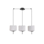 ΦΩΤΙΣΤΙΚΟ ΚΡΕΜΑΣΤΟ ΥΦΑΣΜΑ 3ΦΩΤΟ 3ΧΕ14 Max 8W 800X250X900mm ΜΠΕΖ ARTE ILLUMINA TOSCANY EUROLAMP – 144-33063