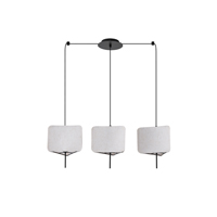 ΦΩΤΙΣΤΙΚΟ ΚΡΕΜΑΣΤΟ ΥΦΑΣΜΑ 3ΦΩΤΟ 3ΧΕ14 Max 8W 800X250X900mm ΜΠΕΖ ARTE ILLUMINA TOSCANY EUROLAMP – 144-33063