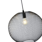 ΦΩΤΙΣΤΙΚΟ ΚΡΕΜΑΣΤΟ ΜΕΤΑΛΛΟ ΜΟΝΟΦΩΤΟ 1xΕ27 Max 15W Φ250X1280mm ΜΑΥΡΟ ARTE ILLUMINA MESH EUROLAMP – 144-46012