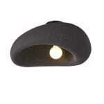 ΠΛΑΦΟΝΙΕΡΑ ΠΟΛΥΣΤΕΡΙΝΗ 1XE27 MAX 15W Φ50cm ΜΑΥΡΗ ARTE ILLUMINA TERAL EUROLAMP – 144-50034