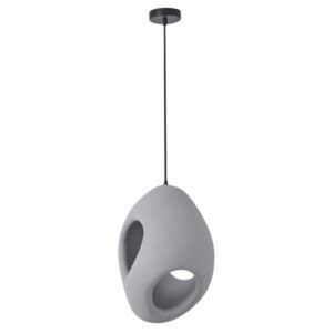 ΦΩΤΙΣΤΙΚΟ ΚΡΕΜΑΣΤΟ ΠΟΛΥΣΤΕΡΙΝΗ ΜΟΝΟΦΩΤΟ 1XE27 MAX 15W 290X290X410mm ΓΚΡΙ ARTE ILLUMINA ALBA EUROLAMP – 144-50036