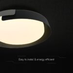 V-TAC 24185VT LED Πλαφονίερα Οροφής Στρογγυλή Φ500 48W 5760lm Dimmable CCT με Τηλεχειριστήριο σε Μαύρο + Γκρι