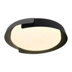 V-TAC 24185VT LED Πλαφονίερα Οροφής Στρογγυλή Φ500 48W 5760lm Dimmable CCT με Τηλεχειριστήριο σε Μαύρο + Γκρι