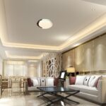 V-TAC 24187VT LED Πλαφονίερα Οροφής Λευκό+Καφέ Στρογγυλή Φ500 48W 5760lm Dimmable CCT με Τηλεχειριστήριο