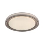 V-TAC 24194VT LED Πλαφονίερα Οροφής Καφέ Στρογγυλή Φ500 30W/60W 6000lm Dimmable CCT με Τηλεχειριστήριο