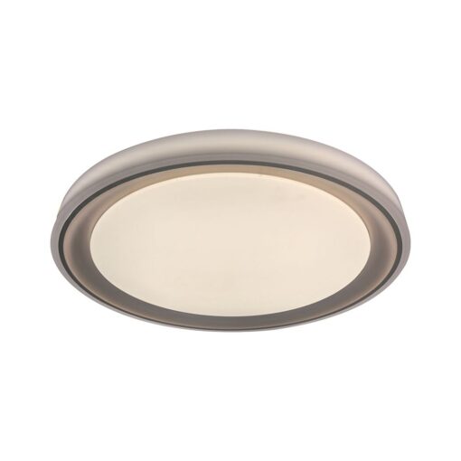 V-TAC 24194VT LED Πλαφονίερα Οροφής Καφέ Στρογγυλή Φ500 30W/60W 6000lm Dimmable CCT με Τηλεχειριστήριο
