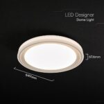 V-TAC 24195 LED Designer Domelight 30W/60W/30W Remote Contron 3in1 Dimmable Golden Cover