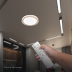 V-TAC 24195 LED Designer Domelight 30W/60W/30W Remote Contron 3in1 Dimmable Golden Cover