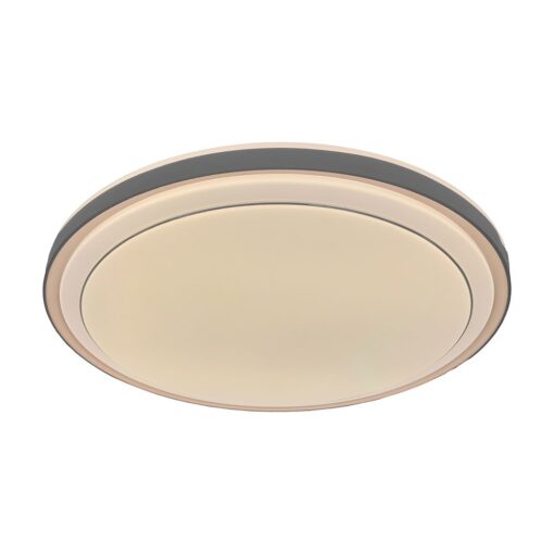 V-TAC 24196VT LED Πλαφονίερα Οροφής Στρογγυλή Φ490 30W/60W 6000lm Dimmable CCT με Τηλεχειριστήριο Καφέ