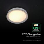 V-TAC 24197 LED Designer Domelight 30W/60W/30W Remote Contron 3in1 Dimmable Black Cover