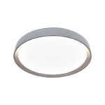 V-TAC 24198VT LED Πλαφονίερα Οροφής Στρογγυλή Φ480 30W/60W 6000lm Dimmable CCT με Τηλεχειριστήριο Σκούρο Καφέ