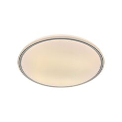 V-TAC 24204 LED Πλαφονίερα Οροφής Στρογγυλή Φ500 30W/60W 6000lm Dimmable CCT με Τηλεχειριστήριο Γκρι