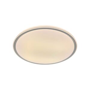 V-TAC 24204 LED Πλαφονίερα Οροφής Στρογγυλή Φ500 30W/60W 6000lm Dimmable CCT με Τηλεχειριστήριο Γκρι