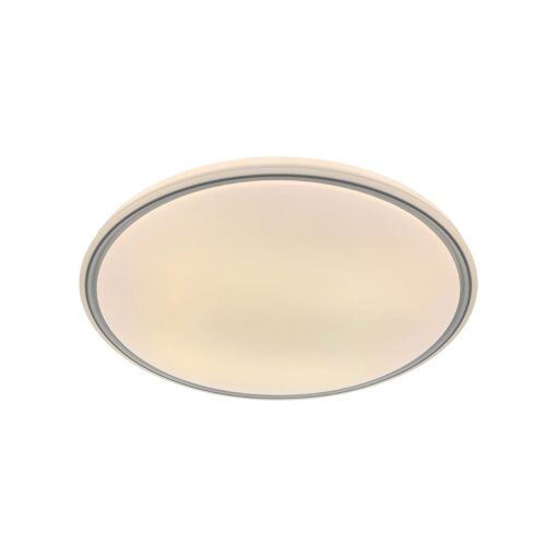 V-TAC 24204 LED Πλαφονίερα Οροφής Στρογγυλή Φ500 30W/60W 6000lm Dimmable CCT με Τηλεχειριστήριο Γκρι