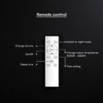 V-TAC 24206 LED Πλαφονίερα Οροφής Στρογγυλή Φ500 30W/60W 6000lm Dimmable CCT με Τηλεχειριστήριο σε Απόχρωση Ξύλου